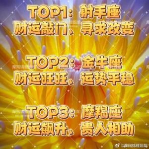 2025年三大幸运星座：事业爱情双丰收，财富涌入